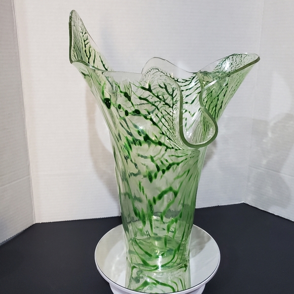 Recycle Art Vase Florida Ocean Plastic Bottles Signed by Artist 🎨 Todd Lynd 👀 - Picture 3 of 17